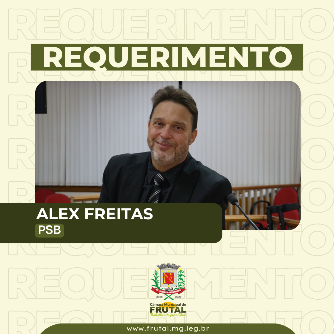 Alex Freitas faz questionamentos sobre locação de veículo pelo prefeito Bruno