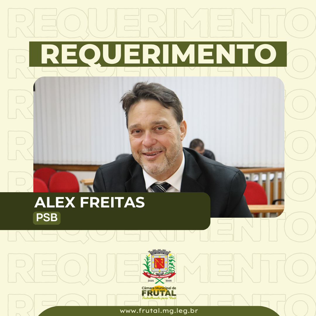 Alex Freitas requer informações sobre valor arrecadado através do COSIP