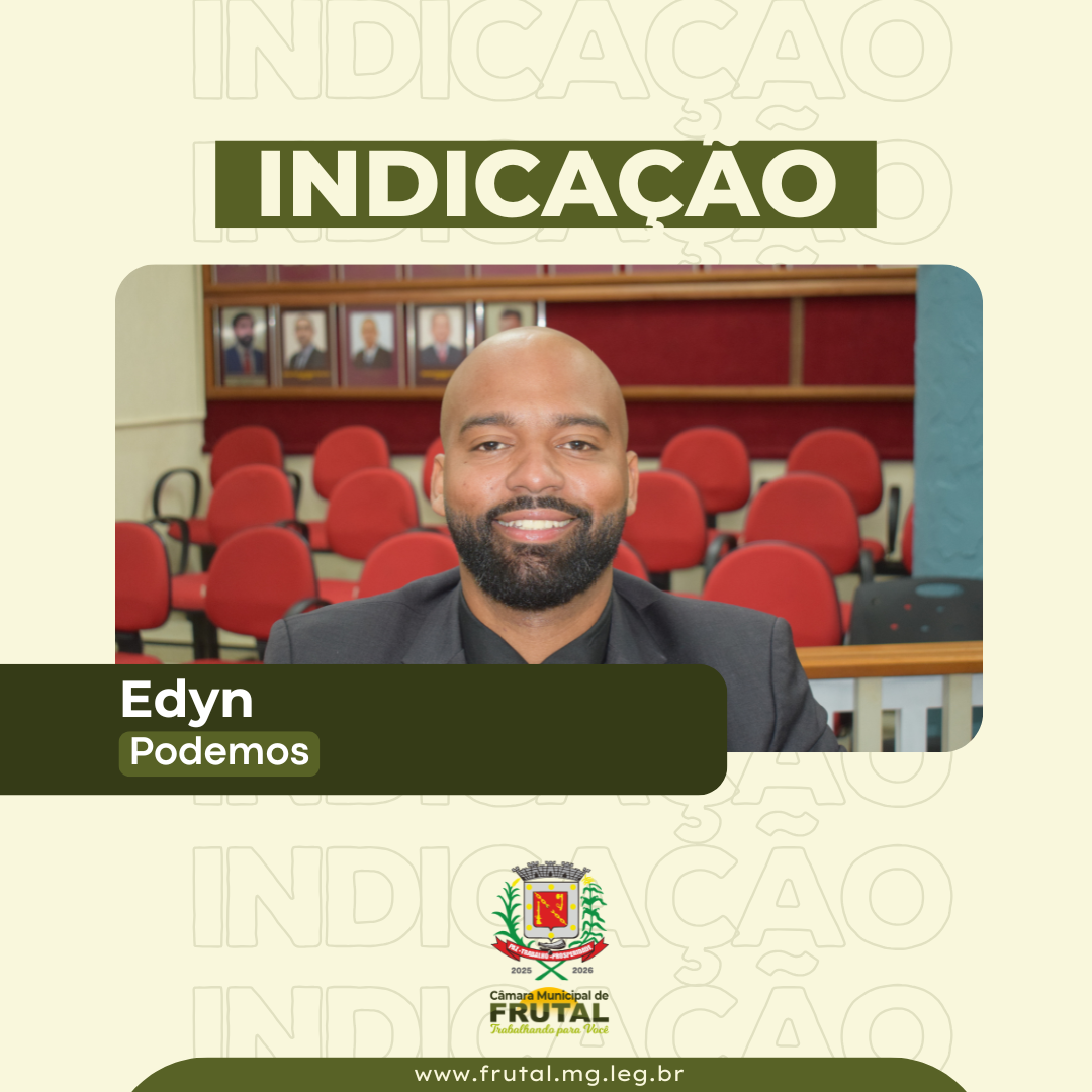 Edyn Sertanejo propõe sinalização de redução de velocidade em áreas esportivas de Frutal