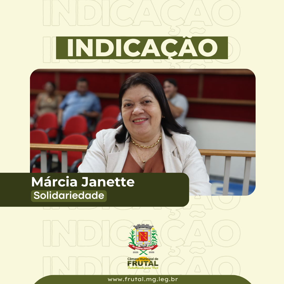 Equipamentos para CRAS de Aparecida de Minas são solicitados em indicação da vereadora Márcia do Deley