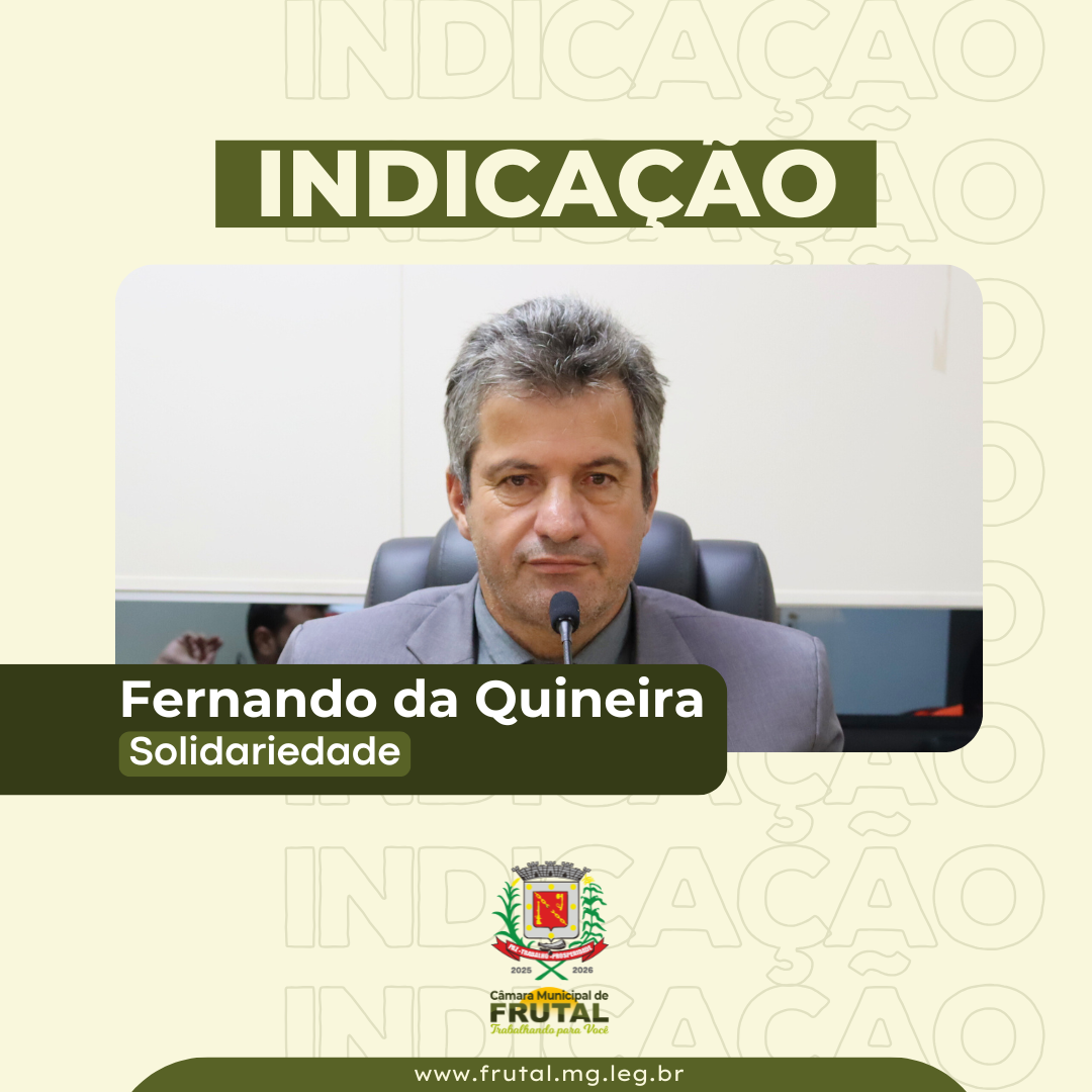  Fernando da Quineira quer mudança no trânsito da Rua Domiciano Ferreira