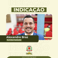 Indicação do vereador Alexandre Braz pede denominação de rua a “Rodoarte de Paula”