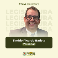 Conheça o vereador Símbio Ricardo