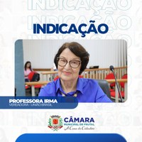 Divulgação de atos do governo municipal é tema de indicação aprovada da vereadora Professora Irma