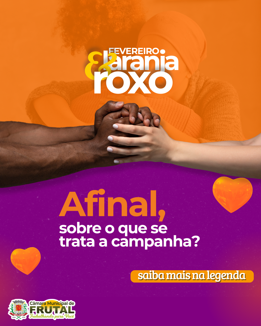 Fevereiro Roxo e Laranja