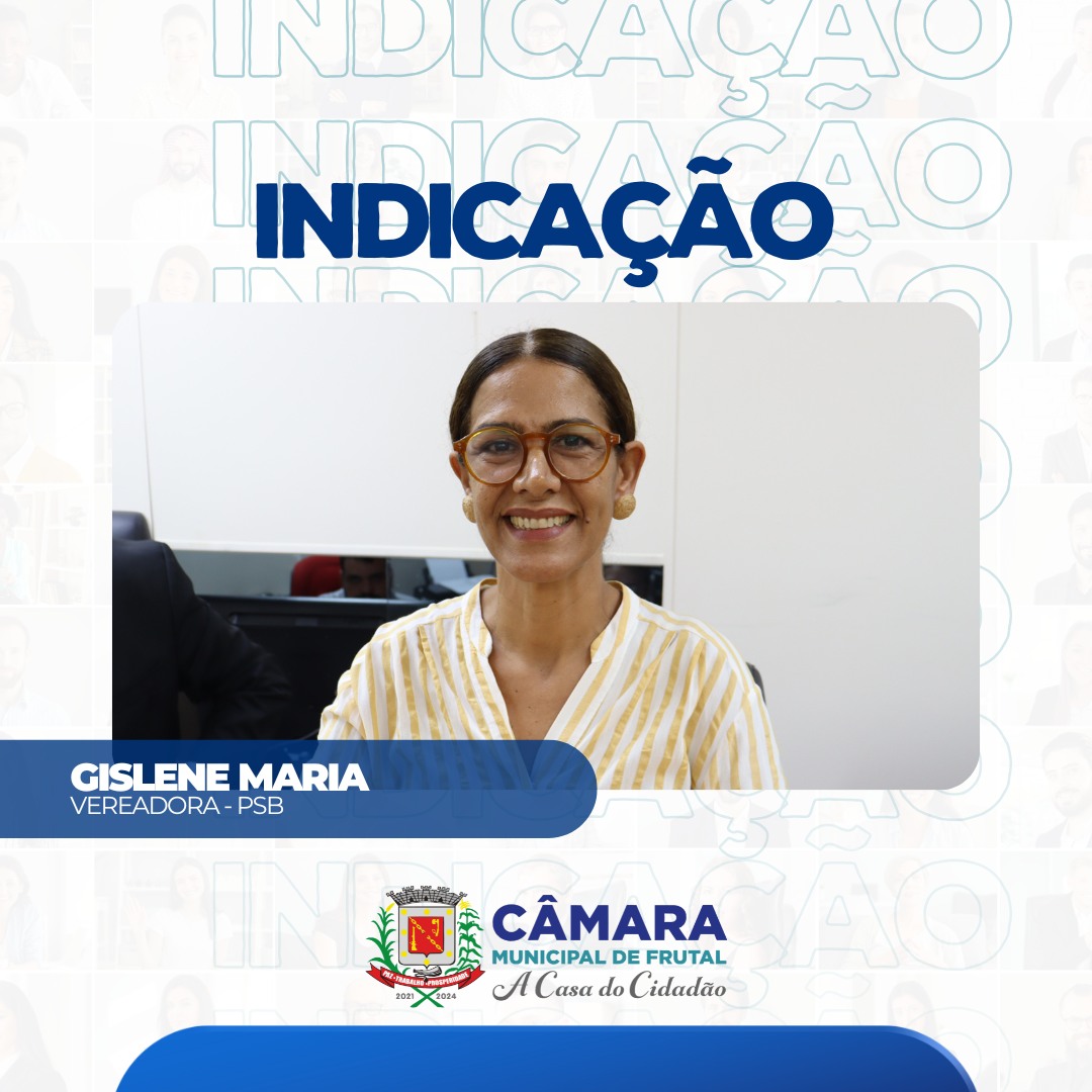 Gislene Maria pede providências sobre rua do bairro Francisco Moron
