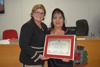 Rosangela Trivilin recebe Título de Cidadania frutalense