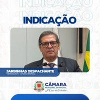 Vereador Jarbinhas cobra cumprimento de lei que obriga inserção de código de barras em placas de obras públicas
