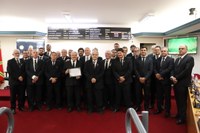  Loja Maçônica Fraternidade Mineira II recebe moção de congratulação da Câmara em projeto de Edivalder