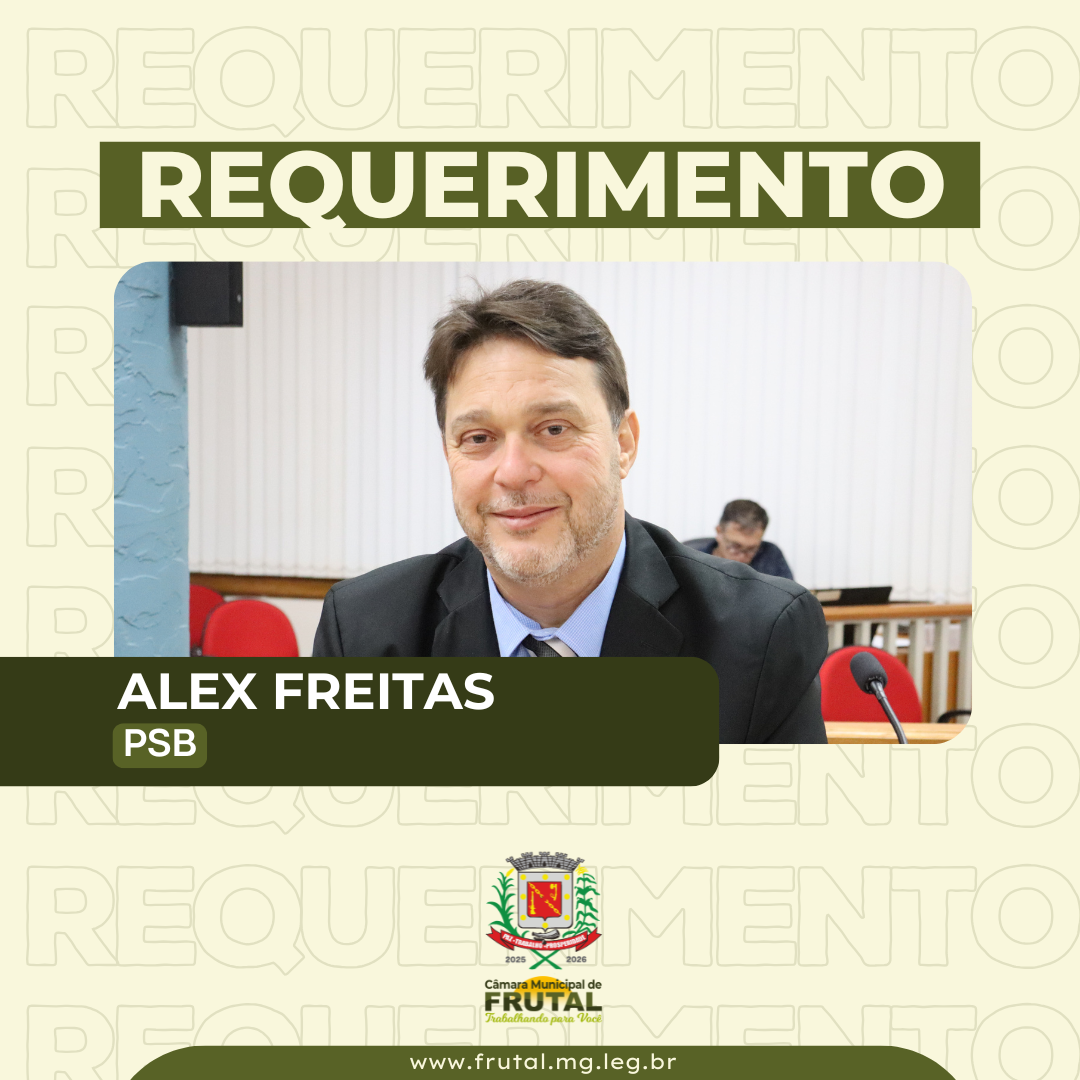 Requerimento de Alex Freitas busca informações sobre o serviço de coleta de lixo na cidade