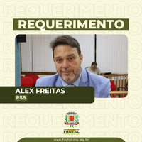 Requerimento de Alex Freitas cobra diversos documentos do Poder Executivo