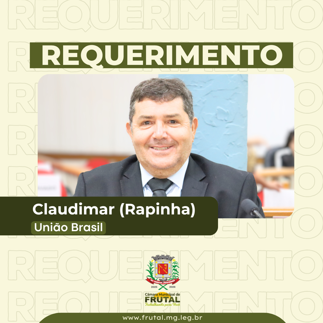 Requerimento de Rapinha questiona sobre vistoria em terrenos ou imóveis quanto a acúmulo de lixo e existência de mato
