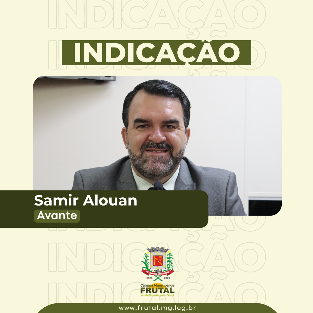Samir Alouan reivindica construção de pontos de ônibus nos bairros de Frutal