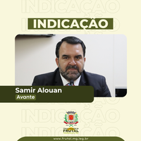 Samir Alouan sugere um plano contínuo de recapeamento, pavimentação e manutenção de vias públicas em Frutal