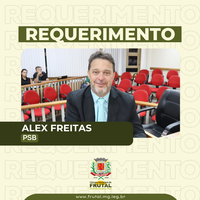  Vereador Alex Freitas requer informações sobre a pavimentação da Avenida Juquinha Ganha Pouco