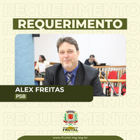 Vereador Alex Freitas solicita prestação de contas das suplementações orçamentárias realizadas em 2025