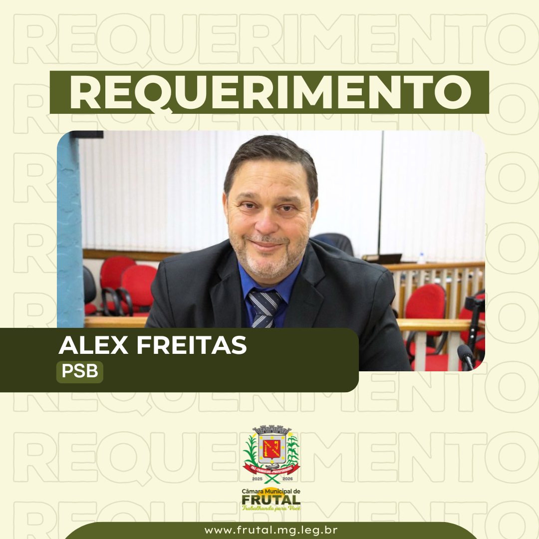 Vereador Alex Freitas solicita prestação de contas sobre contratos e gastos médicos da Fundação Frei Gabriel