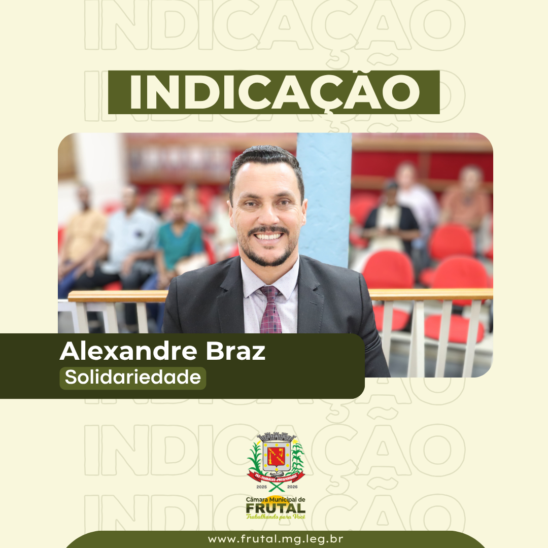 Vereador Alexandre Braz pede construção de valeta em proteção de ferro em duas ruas da cidade