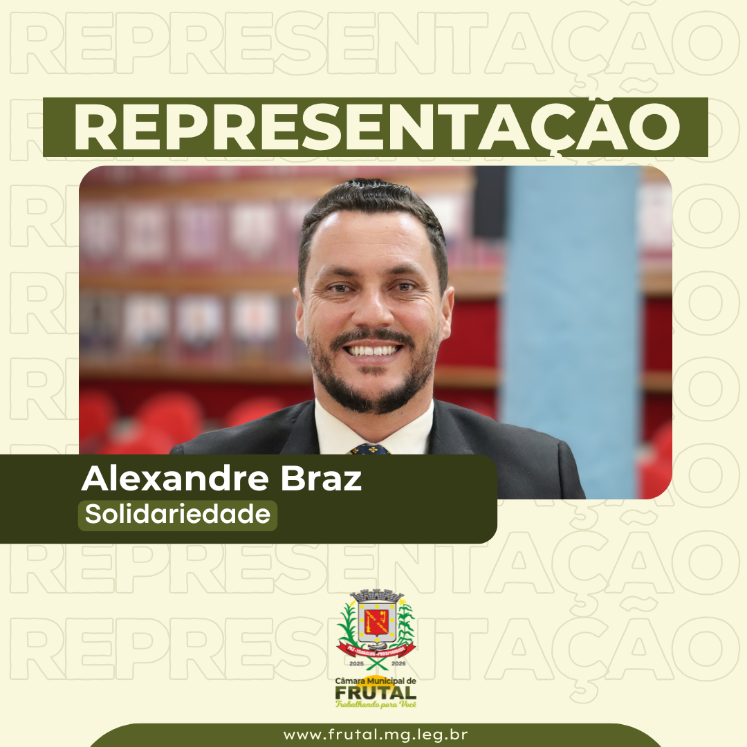 Vereador Alexandre Braz pede recursos a deputado federal para perfuração de poço artesiano a fim de atender clínica em Frutal