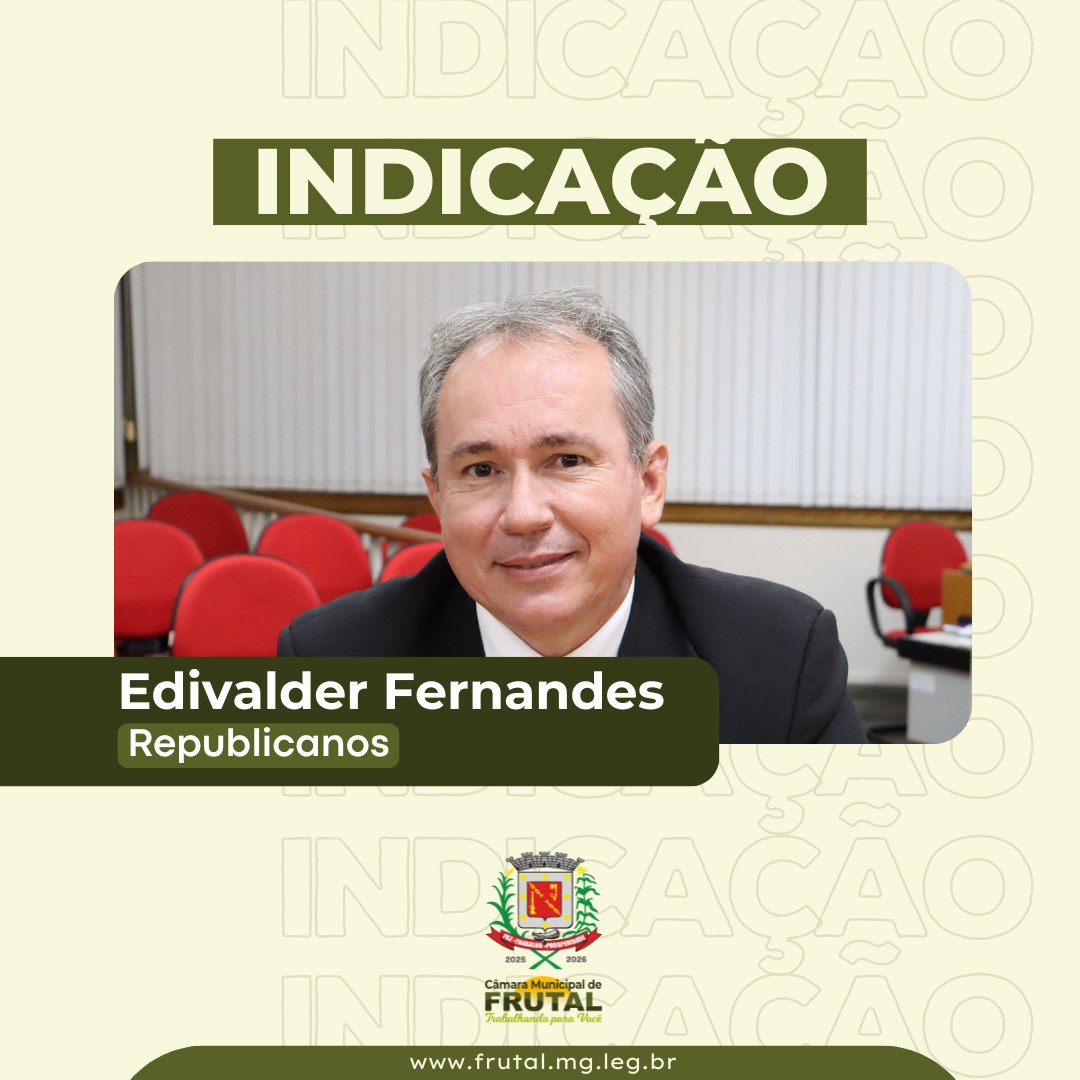 Vereador Edivalder Cheiroso solicita pavimentação das ruas nos povoados de Frutal