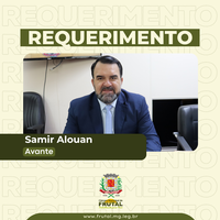 Vereador Samir Alouan busca informações renovação de contrato entre a Prefeitura e a Copasa
