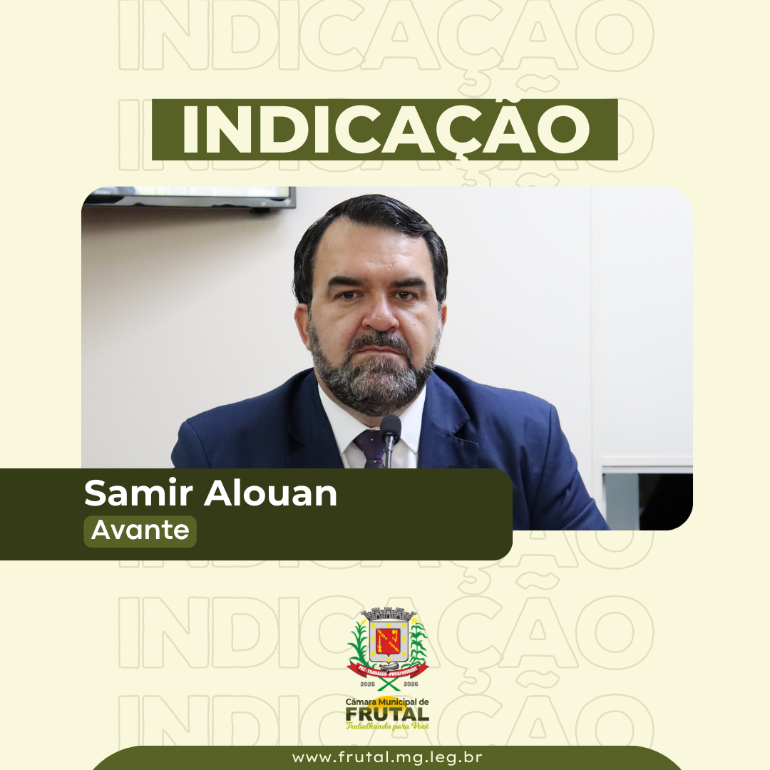  Vereador Samir Alouan cobra solução quanto ao problema do transporte coletivo em Frutal