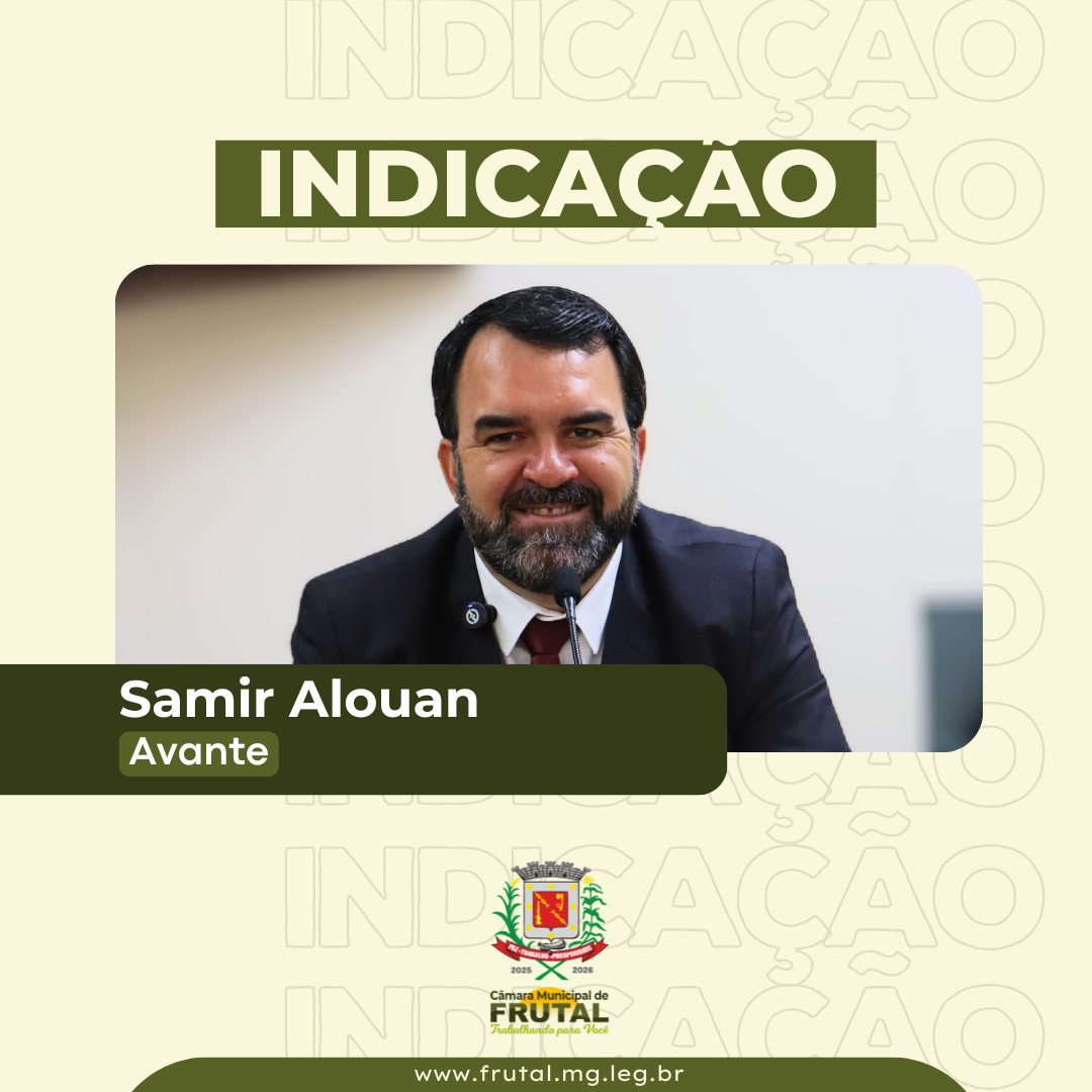 Vereador Samir Alouan propõe reestruturação do Calçadão para impulsionar comércio em Frutal