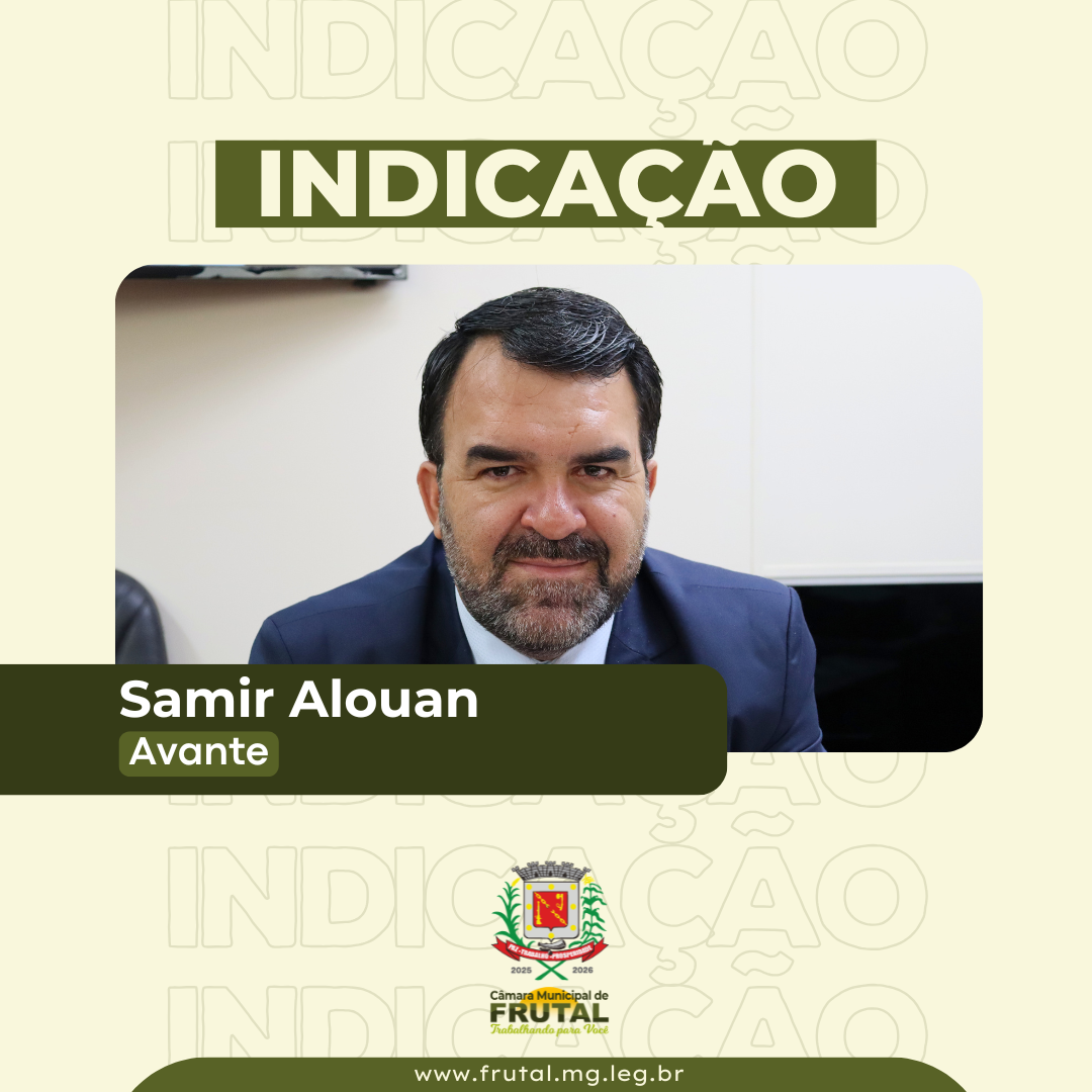 Vereador Samir Alouan solicita sinaleiros para pedestres em cruzamentos movimentados de Frutal
