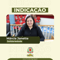  Vereadora Márcia do Deley pede substituição e instalação de placas de identificação nas ruas de Aparecida de Minas